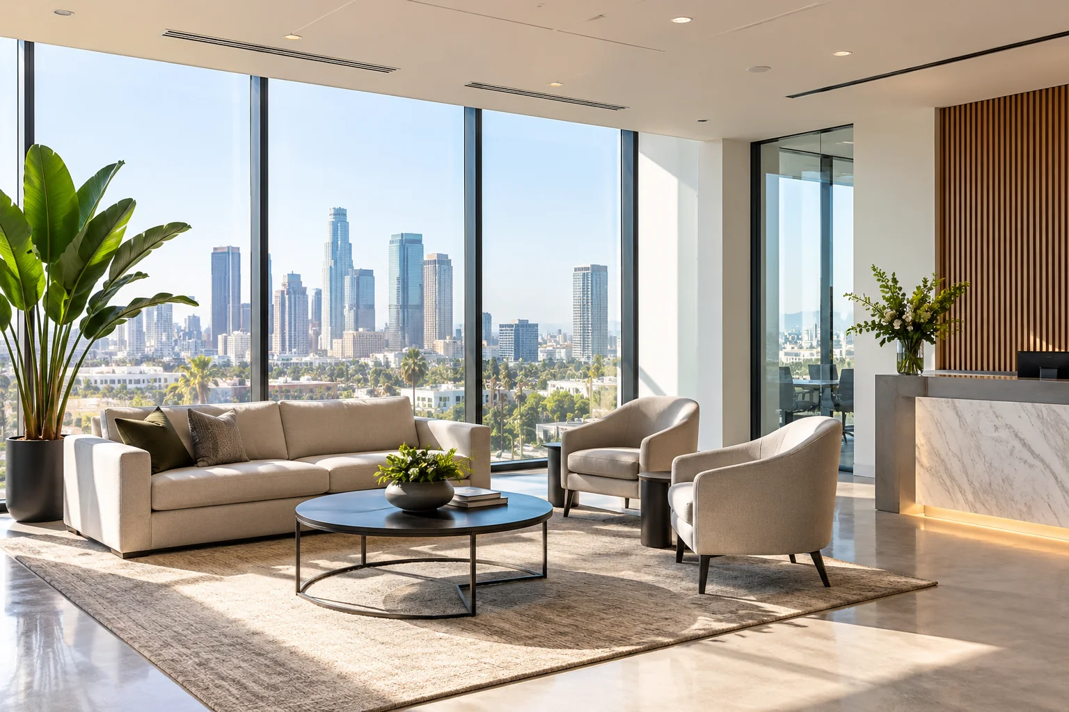 Avermont team working in a Los Angeles office