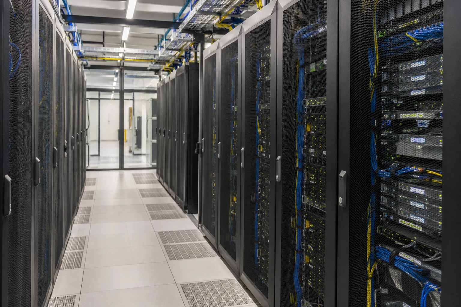 Modern financial infrastructure data center