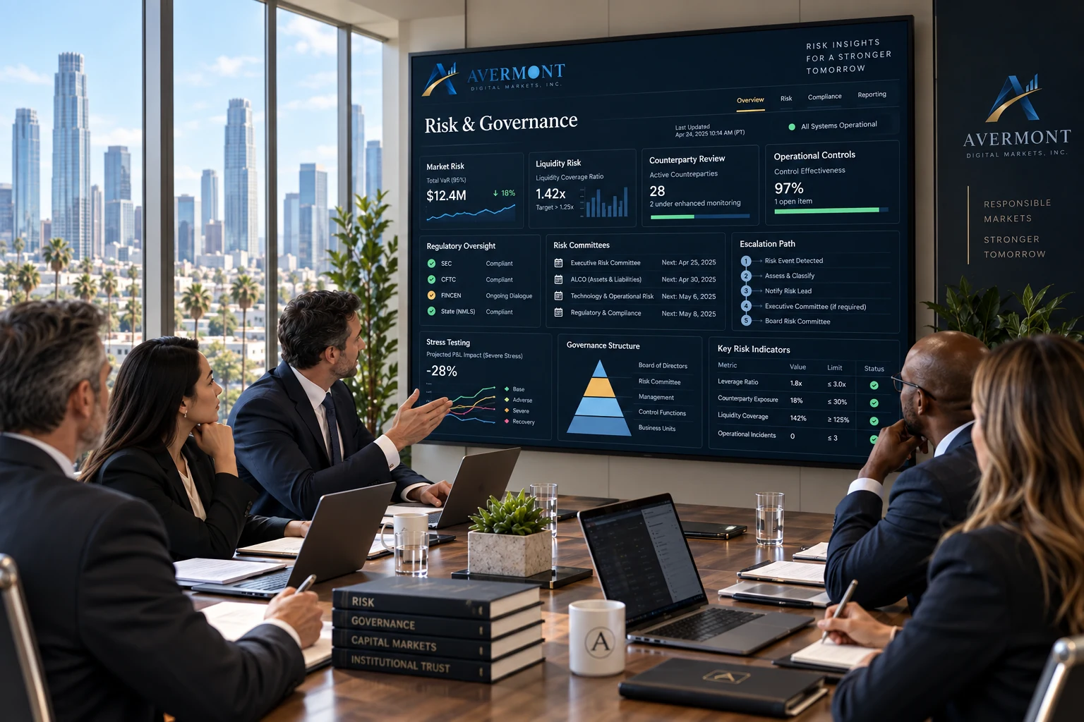 Avermont risk and governance meeting in Los Angeles